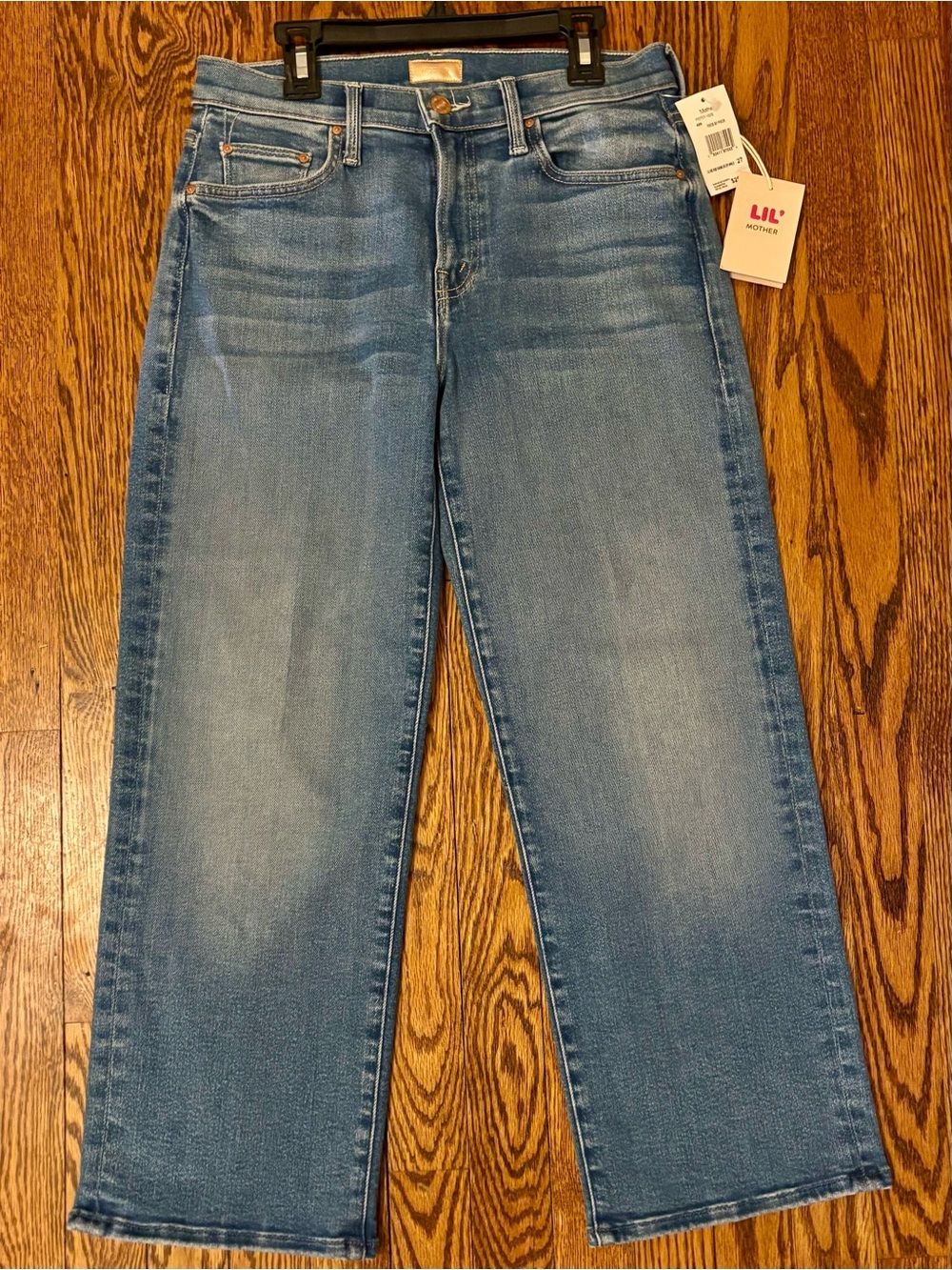 NWT LIL MOTHER Light Blue Cropped Ankle Jeans
